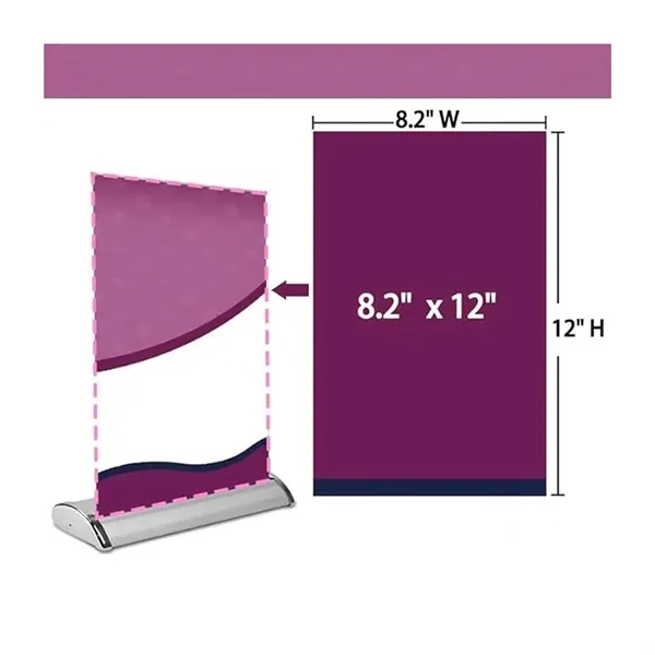Table Top Retractable Banner Display - Table Top Retractable Banner Display - Image 4 of 4