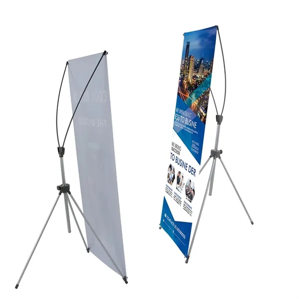 Adjustable Tripod X Banner Stand - Adjustable Tripod X Banner Stand - Image 0 of 4