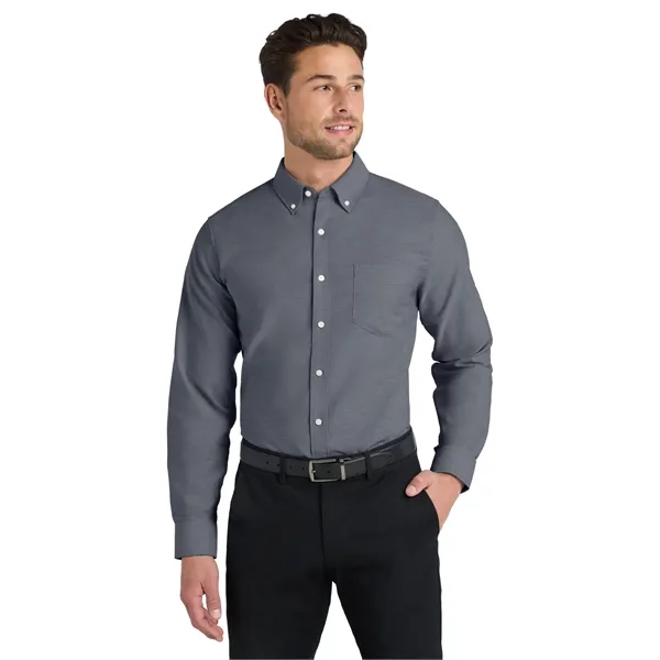 Port Authority Tall SuperPro Oxford Shirt. - Port Authority Tall SuperPro Oxford Shirt. - Image 0 of 9