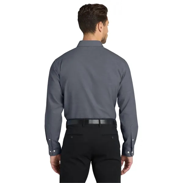Port Authority Tall SuperPro Oxford Shirt. - Port Authority Tall SuperPro Oxford Shirt. - Image 1 of 9