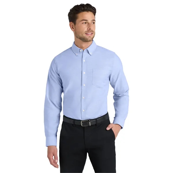Port Authority Tall SuperPro Oxford Shirt. - Port Authority Tall SuperPro Oxford Shirt. - Image 5 of 9