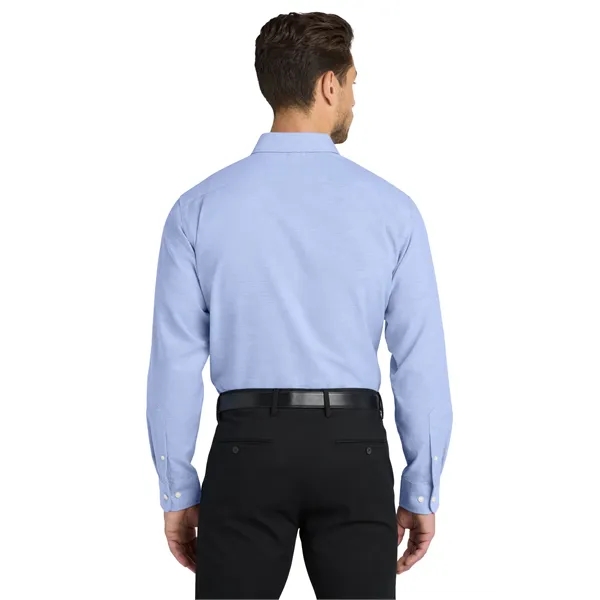 Port Authority Tall SuperPro Oxford Shirt. - Port Authority Tall SuperPro Oxford Shirt. - Image 6 of 9