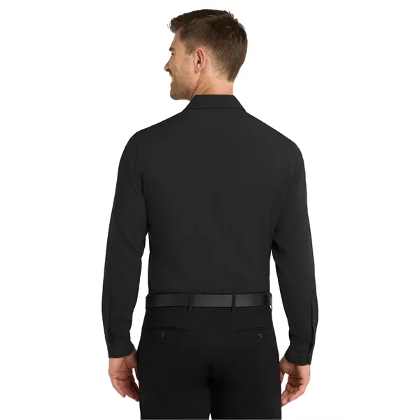 Port Authority Long Sleeve Performance Staff Shirt - Port Authority Long Sleeve Performance Staff Shirt - Image 1 of 19