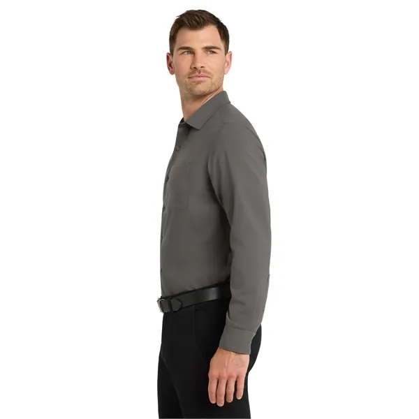 Port Authority Long Sleeve Performance Staff Shirt - Port Authority Long Sleeve Performance Staff Shirt - Image 7 of 19