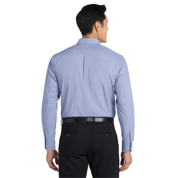 Port Authority Tall Crosshatch Easy Care Shirt. - Port Authority Tall Crosshatch Easy Care Shirt. - Image 1 of 14