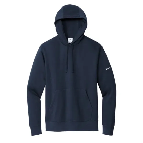 Nike Club Fleece Sleeve Swoosh Pullover Hoodie - Nike Club Fleece Sleeve Swoosh Pullover Hoodie - Image 7 of 8