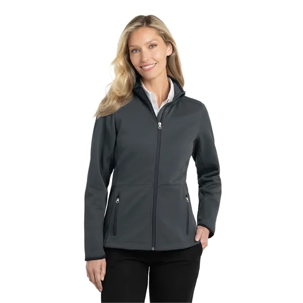 Port Authority Women's Pique Fleece Jacket. - Port Authority Women's Pique Fleece Jacket. - Image 5 of 9