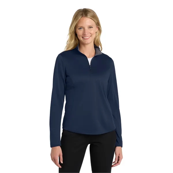 Port Authority Women's Silk Touch Performance 1/4-Zip - Port Authority Women's Silk Touch Performance 1/4-Zip - Image 5 of 24