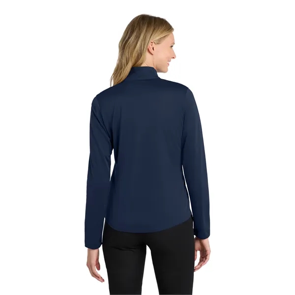 Port Authority Women's Silk Touch Performance 1/4-Zip - Port Authority Women's Silk Touch Performance 1/4-Zip - Image 6 of 24