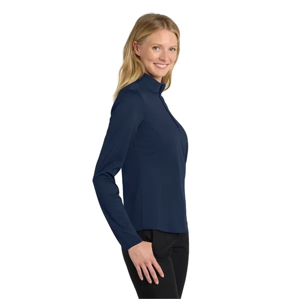 Port Authority Women's Silk Touch Performance 1/4-Zip - Port Authority Women's Silk Touch Performance 1/4-Zip - Image 7 of 24