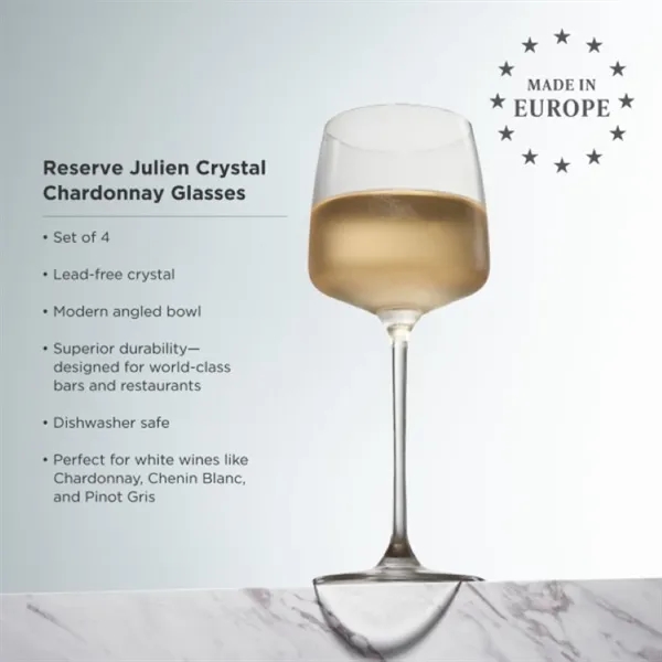 Viski® Reserve Julien Crystal Chardonnay Glass - Viski® Reserve Julien Crystal Chardonnay Glass - Image 6 of 9