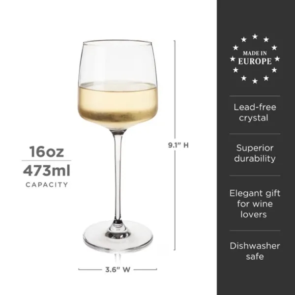 Viski® Reserve Julien Crystal Chardonnay Glass - Viski® Reserve Julien Crystal Chardonnay Glass - Image 4 of 9