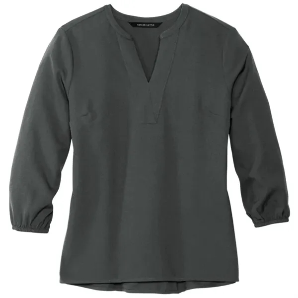 MERCER+METTLE Women's Stretch Crepe 3/4-Sleeve Blouse - MERCER+METTLE Women's Stretch Crepe 3/4-Sleeve Blouse - Image 1 of 7