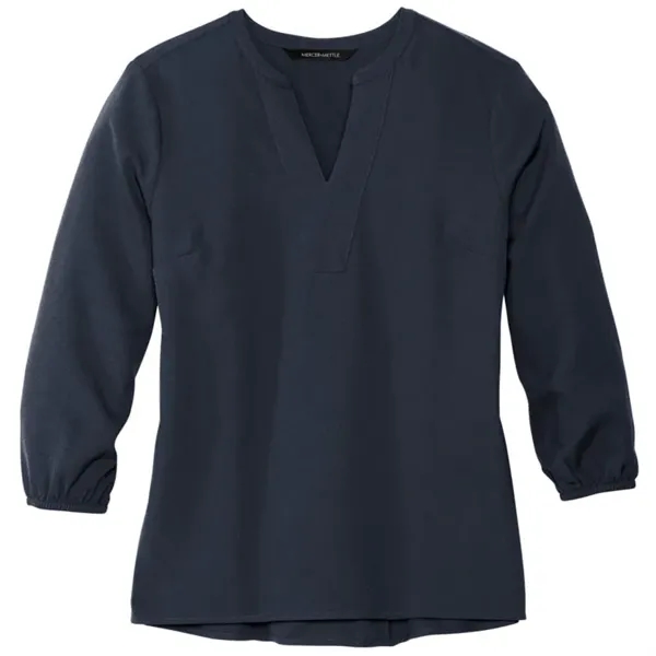 MERCER+METTLE Women's Stretch Crepe 3/4-Sleeve Blouse - MERCER+METTLE Women's Stretch Crepe 3/4-Sleeve Blouse - Image 5 of 7