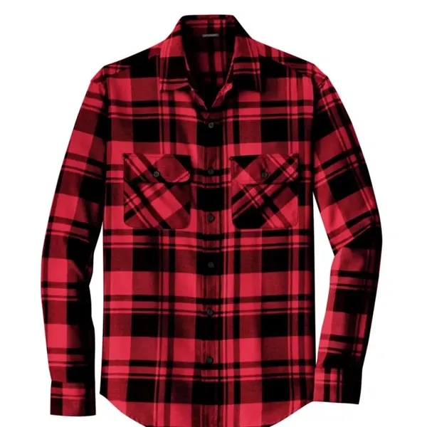 Port Authority Plaid Flannel Shirt. - Port Authority Plaid Flannel Shirt. - Image 1 of 9