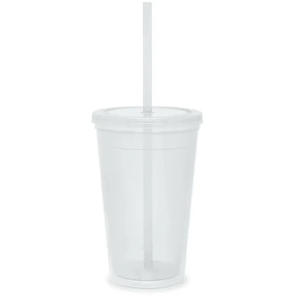 Custom Double Wall Tumbler - 16 Oz. - Custom Double Wall Tumbler - 16 Oz. - Image 1 of 8