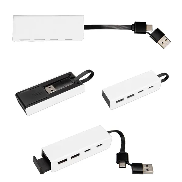 RABS Type-C & USB Hub With Phone Stand - RABS Type-C & USB Hub With Phone Stand - Image 12 of 12