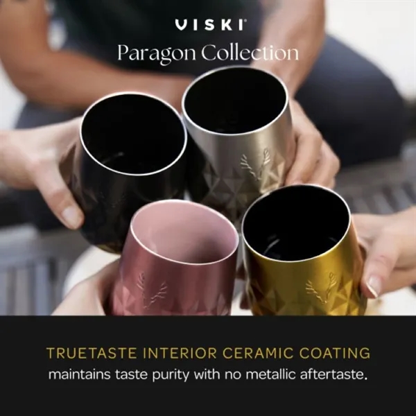 Viski® Paragon Stainless Steel Wine Tumbler - Viski® Paragon Stainless Steel Wine Tumbler - Image 5 of 14