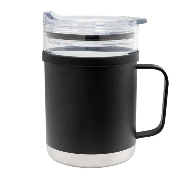 Custom 15 Oz. Glass & Stainless Steel Mug