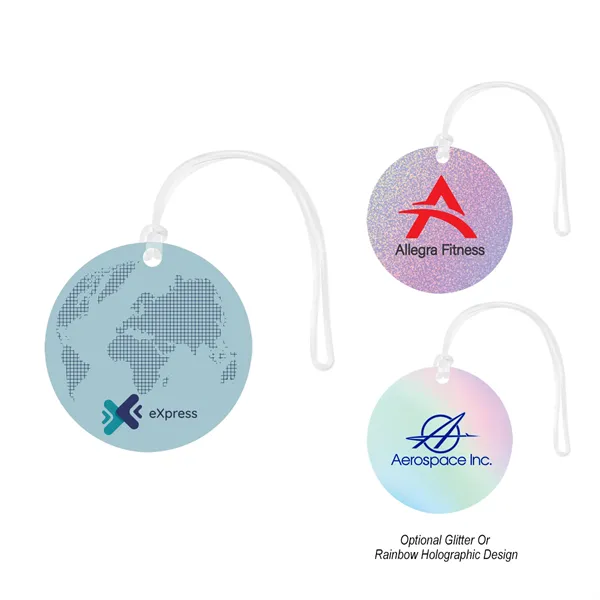 Acrylic Bag Tag - Circle - Acrylic Bag Tag - Circle - Image 0 of 1