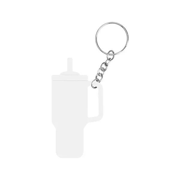 Intrepid Tumbler Shaped Silicone Key Ring - Intrepid Tumbler Shaped Silicone Key Ring - Image 9 of 12