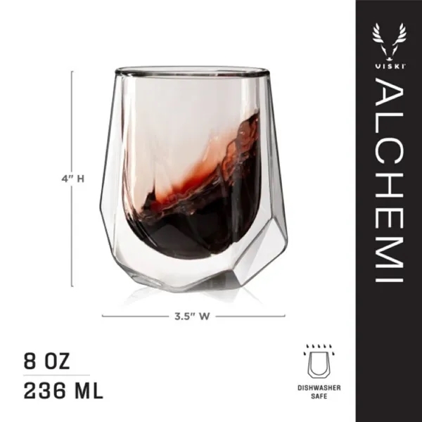 Viski® Alchemi Aerating Wine Tasting Glass - Viski® Alchemi Aerating Wine Tasting Glass - Image 8 of 8