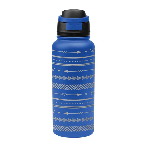 32 Oz. Full Laser Pop Sip Recycled Stainless Steel Bottle - 32 Oz. Full Laser Pop Sip Recycled Stainless Steel Bottle - Image 8 of 27