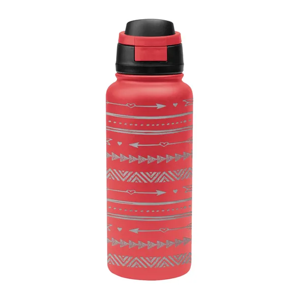 32 Oz. Full Laser Pop Sip Recycled Stainless Steel Bottle - 32 Oz. Full Laser Pop Sip Recycled Stainless Steel Bottle - Image 21 of 27