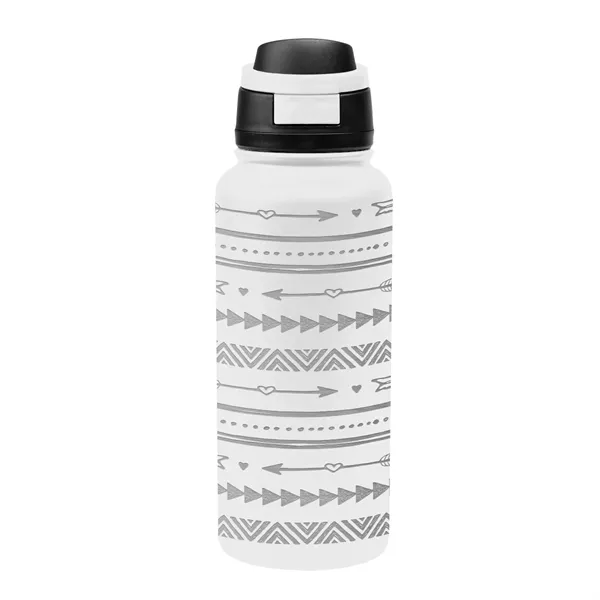 32 Oz. Full Laser Pop Sip Recycled Stainless Steel Bottle - 32 Oz. Full Laser Pop Sip Recycled Stainless Steel Bottle - Image 24 of 27