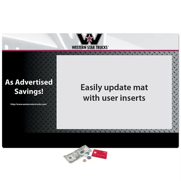 Ultra Thin Window Counter Mat-17" x 26" x .015"