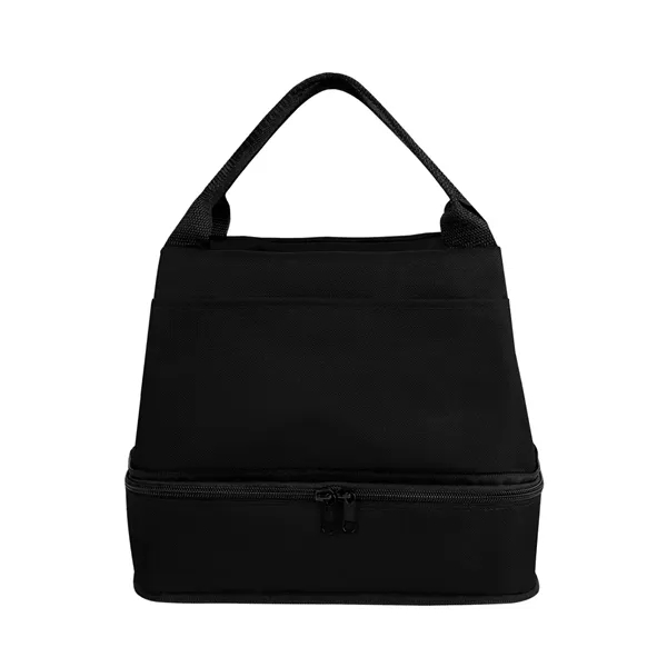 Custom Denson rPET Expandable Dual Compartment Cooler Bag