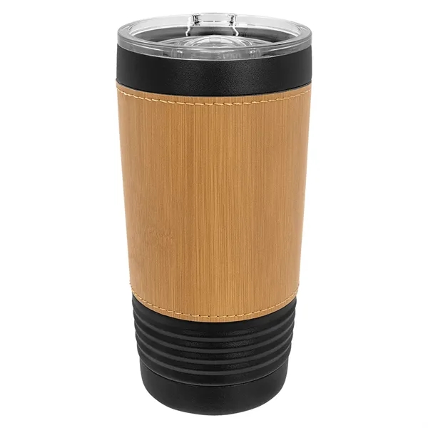 Polar Camel 20oz Leatherette/Black Stainless Steel Tumblers - Polar Camel 20oz Leatherette/Black Stainless Steel Tumblers - Image 3 of 15