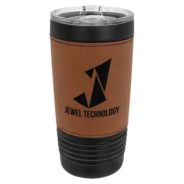 Polar Camel 20oz Leatherette/Black Stainless Steel Tumblers - Polar Camel 20oz Leatherette/Black Stainless Steel Tumblers - Image 8 of 15