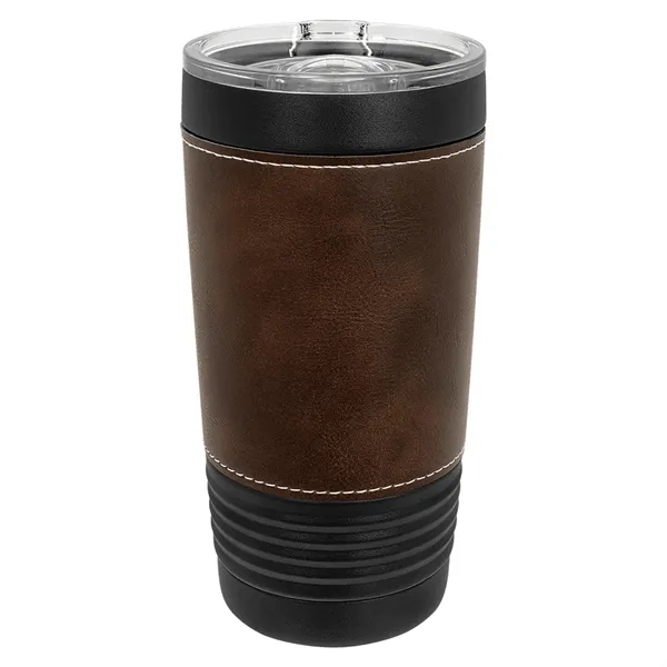 Polar Camel 20oz Leatherette/Black Stainless Steel Tumblers - Polar Camel 20oz Leatherette/Black Stainless Steel Tumblers - Image 11 of 15