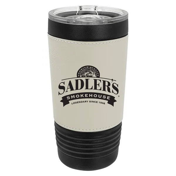 Polar Camel 20oz Leatherette/Black Stainless Steel Tumblers - Polar Camel 20oz Leatherette/Black Stainless Steel Tumblers - Image 12 of 15