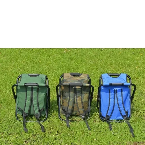 Fishing Cooler Bag Foldable Camping Chairs - Fishing Cooler Bag Foldable Camping Chairs - Image 1 of 2