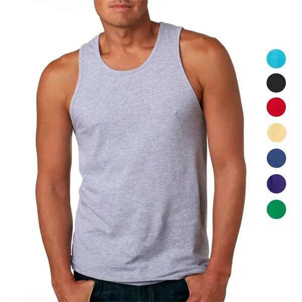 Next Level 4.3 oz. 100% Combed Cotton Men's Jersey Tank Tops - Next Level 4.3 oz. 100% Combed Cotton Men's Jersey Tank Tops - Image 0 of 20