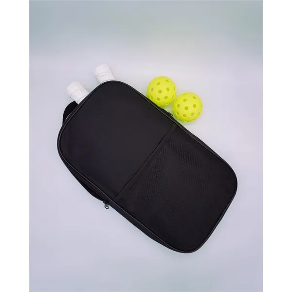 Custom Fiberglass Pickleball Paddle Set with Bag - White - Custom Fiberglass Pickleball Paddle Set with Bag - White - Image 5 of 7