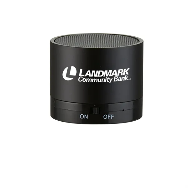 Aluminum Round Bluetooth Speaker - Aluminum Round Bluetooth Speaker - Image 0 of 5
