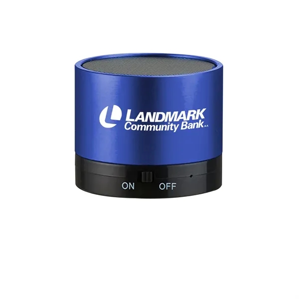 Aluminum Round Bluetooth Speaker - Aluminum Round Bluetooth Speaker - Image 4 of 5