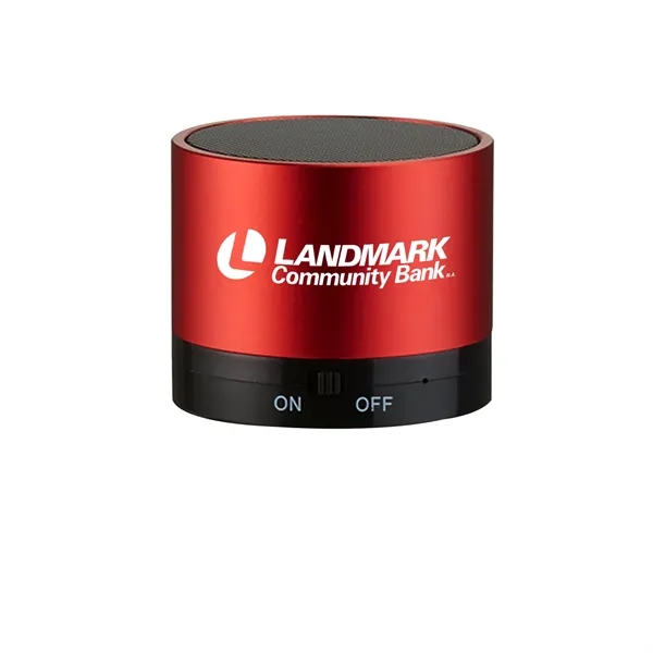 Aluminum Round Bluetooth Speaker - Aluminum Round Bluetooth Speaker - Image 2 of 5