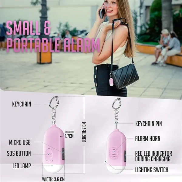 Self Defense Keychain Personal Alarm - Self Defense Keychain Personal Alarm - Image 4 of 4