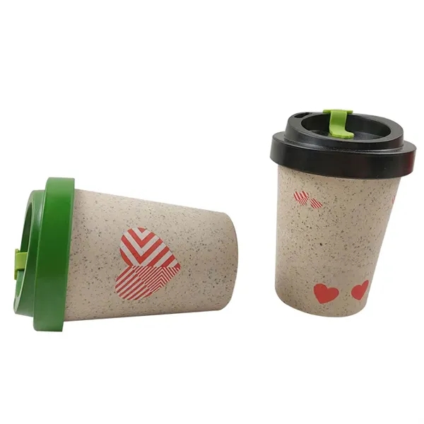 8 Oz Eco-Friendly Bamboo Fiber Coffee Cup Tumbler - 8 Oz Eco-Friendly Bamboo Fiber Coffee Cup Tumbler - Image 3 of 4