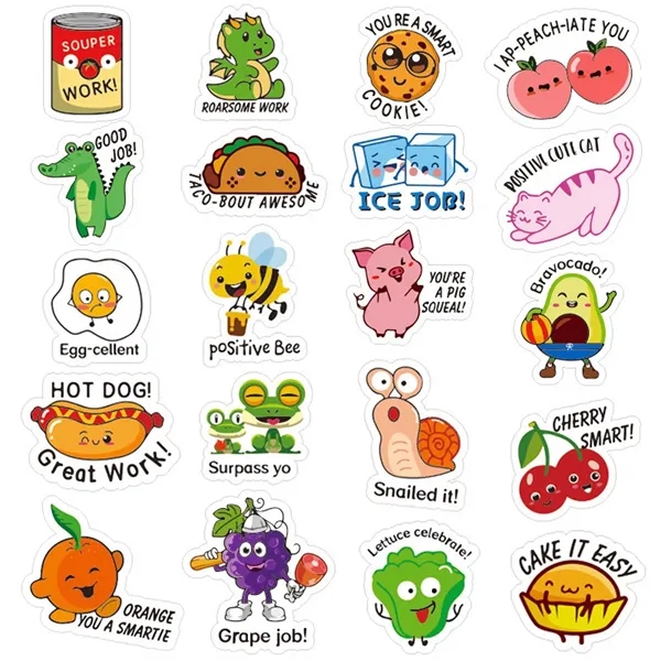 Waterproof Cartoon Stickers for Kids Classroom - Waterproof Cartoon Stickers for Kids Classroom - Image 3 of 10