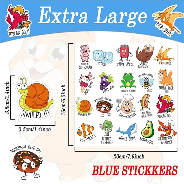 Waterproof Cartoon Stickers for Kids Classroom - Waterproof Cartoon Stickers for Kids Classroom - Image 8 of 10