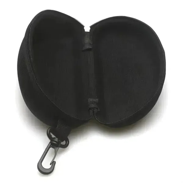 Portable Lightweight Sunglasses Case with Cleaning Cloth - Portable Lightweight Sunglasses Case with Cleaning Cloth - Image 2 of 5