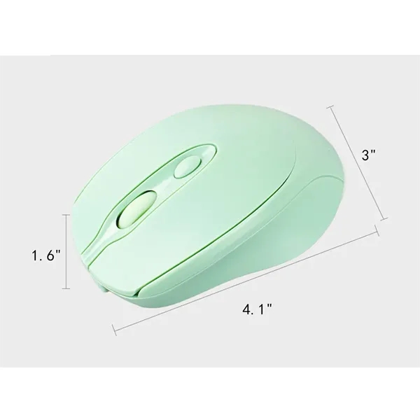 Rechargeable 2.4GHz USB Wireless Bluetooth Mouse - Rechargeable 2.4GHz USB Wireless Bluetooth Mouse - Image 2 of 5