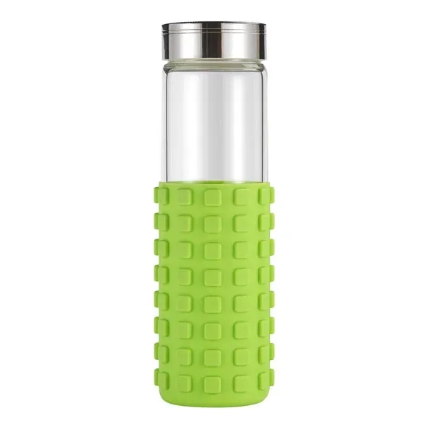 20 oz Silicone Grip Square Bottle - 20 oz Silicone Grip Square Bottle - Image 2 of 13