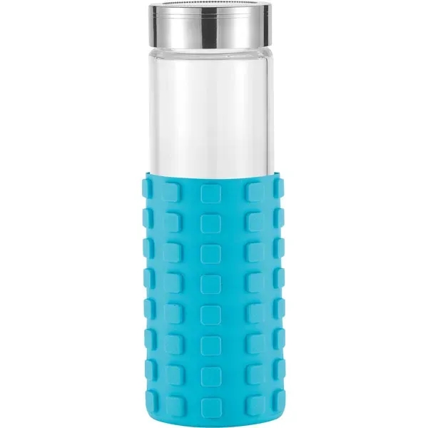 20 oz Silicone Grip Square Bottle - 20 oz Silicone Grip Square Bottle - Image 3 of 13