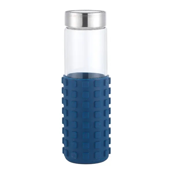 20 oz Silicone Grip Square Bottle - 20 oz Silicone Grip Square Bottle - Image 4 of 13